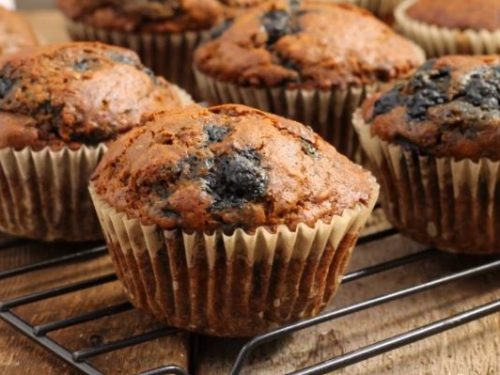 blueberry honey bran muffins recipe