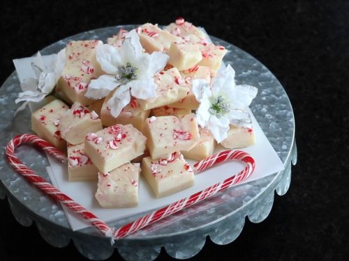 candy cane chocolate swirl fudge recipe