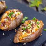 italian-style stuffed sweet potatoes recipe