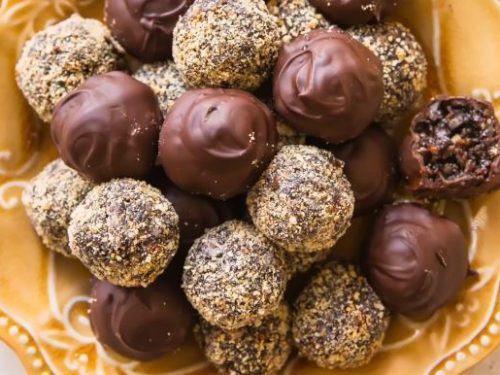 dark chocolate coconut rum truffles recipe