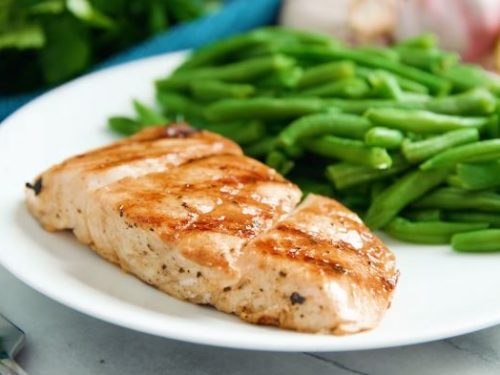 zesty halibut and green beans recipe