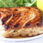 grilled halibut with orange rémoulade recipe