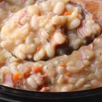 slow cooker ham and bean soup recipe