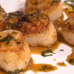 seared sea scallops with clementine sauce recipe