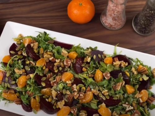 beet salad with tangerines recipe