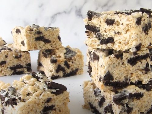 chocolate oreo rice krispie treats recipe