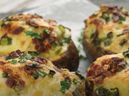 easy twice baked potatoes recipe