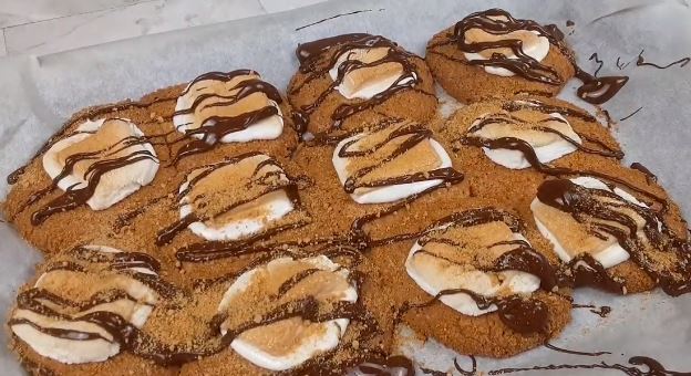 tasty campfire s’mores stuffed cookies recipe