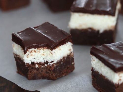 dark chocolate coconut blondies recipe