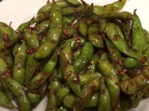 spicy garlic edamame recipe