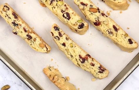 white chocolate cranberry pistachio biscotti recipe