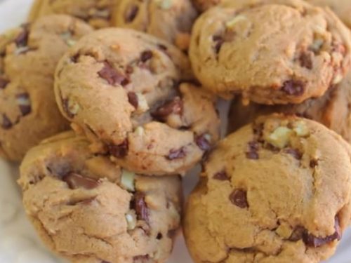 mocha mint chocolate chunk cookies recipe