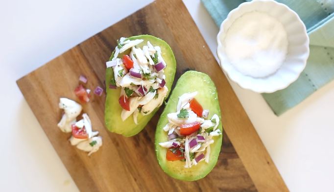 crab salad avocado boats recipe