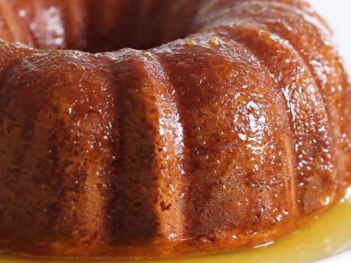 glazed orange bundt cake recipe