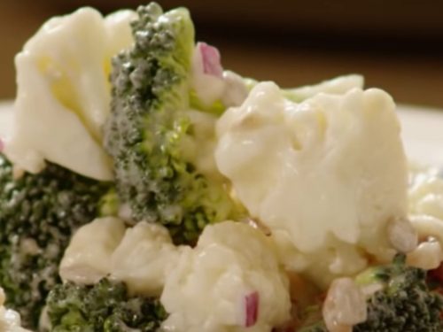 broccoli cauliflower salad recipe