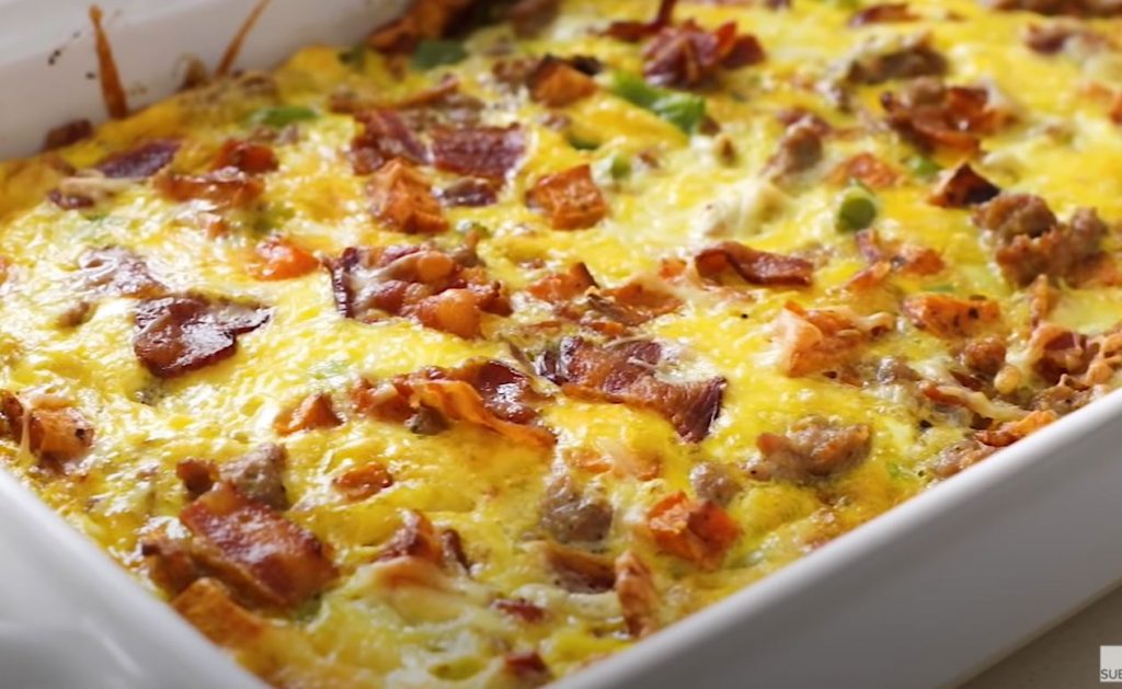 5-layer breakfast bake recipe