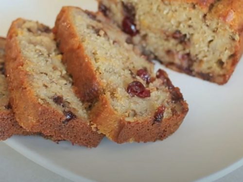 banana cranberry bread recipe