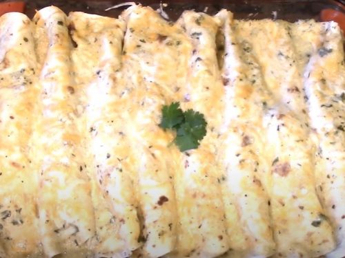 chicken & avocado enchiladas recipe