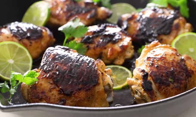 crispy cilantro lime chicken thighs recipe