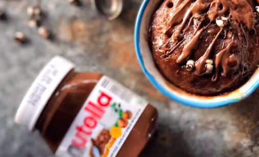 nutella mug cake recipe