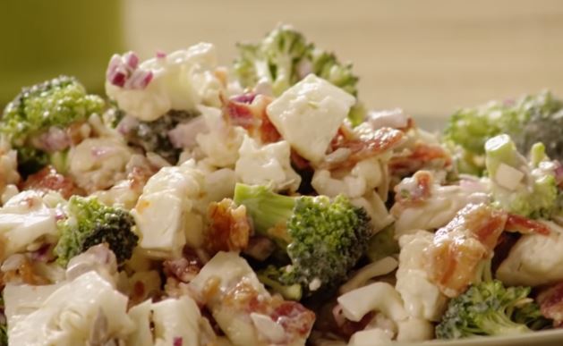 broccoli and cauliflower salad recipe