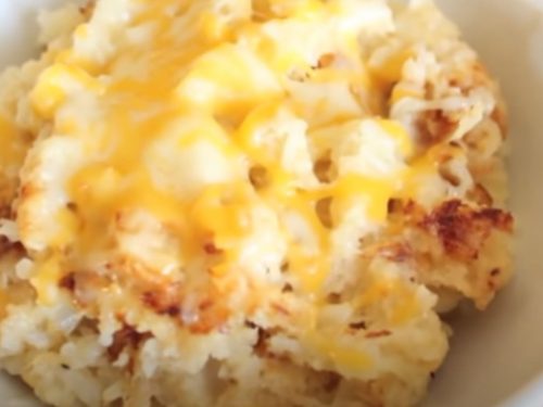 mashed cauliflower bake recipe