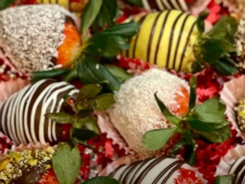 nutty chocolate covered strawberries recipe