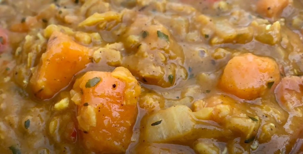 sweet potato lentil curry recipe