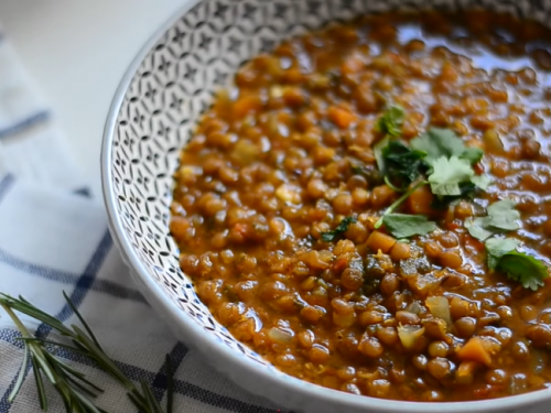 autumn lentil soup recipe