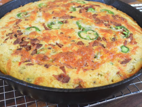 bacon cheddar jalapeno cornbread recipe