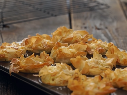 bbq bison phyllo bites recipe