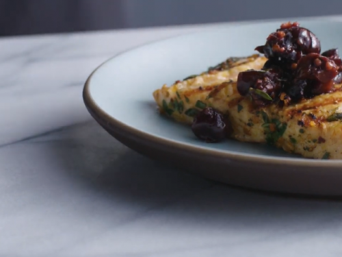 broiled salmon with apple cherry chutney recipe