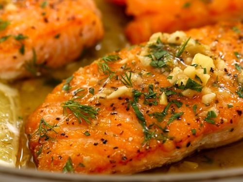 broiled salmon with ginger and lime recipe