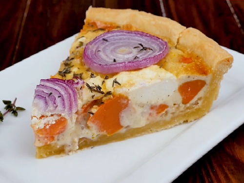 butternut squash quiche recipe