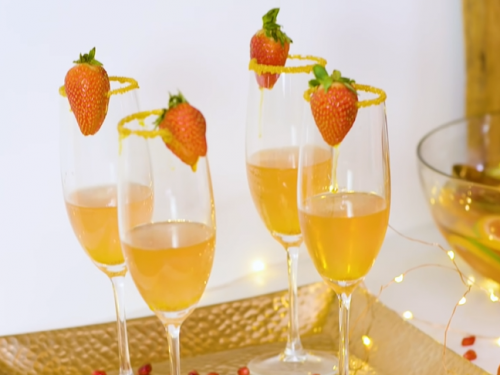 champagne punch with berries recipe