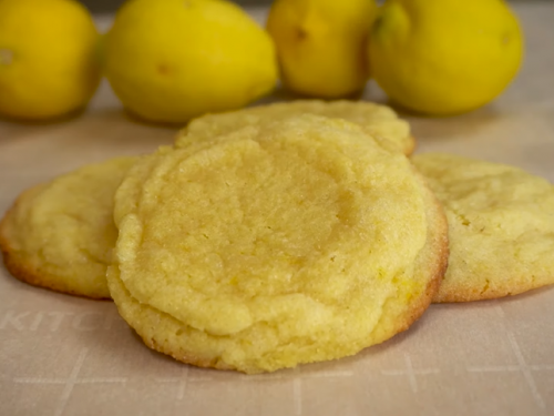 chewy lemon sugar cookies recipe