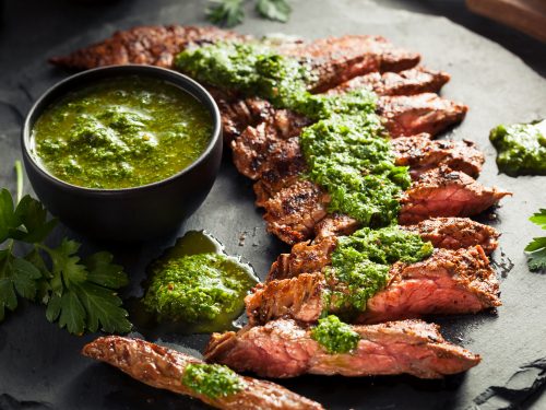 chimichurri steaks recipe