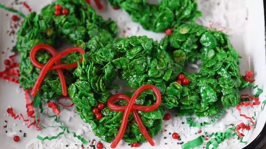 christmas wreath cookies recipe