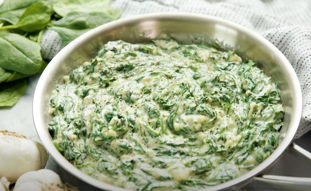 Parmesan Creamed Spinach Recipe