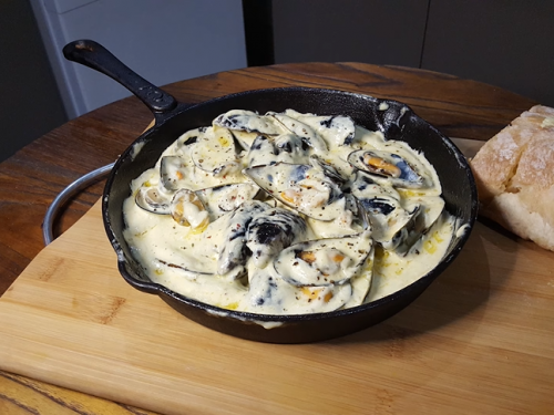 creamy mussels recipe