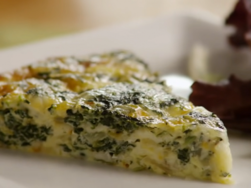 crustless spinach quiche recipe