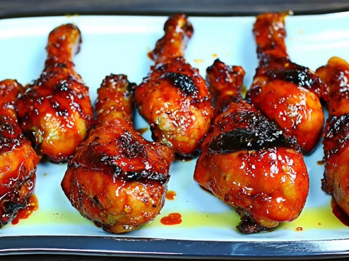 easy sticky chicken drumsticks recipe