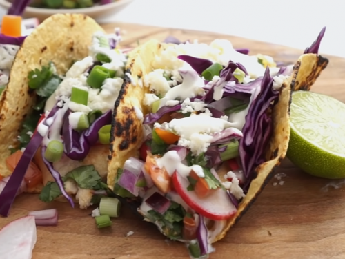 greek fish tacos recipe