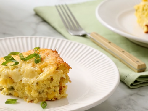 green chile-white corn casserole recipe