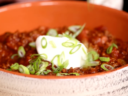 ground beef chili recipe