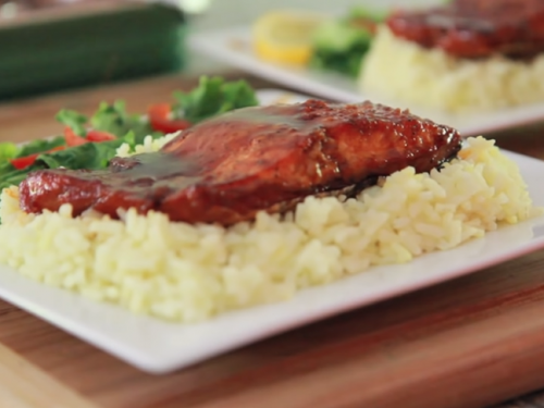 honey teriyaki salmon recipe