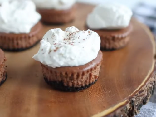 hot cocoa cheesecake minis recipe