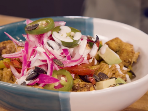 mango burrito bowls with crispy tofu recipe