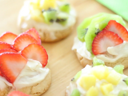 mini fruit pizzas recipe