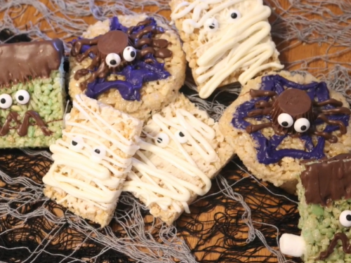 monster rice krispie treats recipe